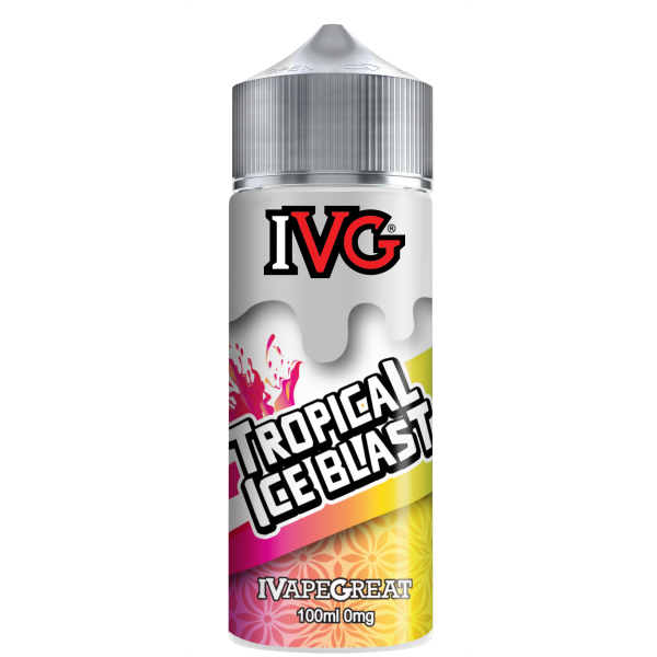 Tropical Ice Blast E-Liquid Shortfill by IVG 100ml - Vapestore Direct