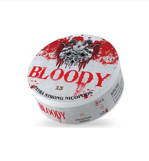 Bloody 13 Nic Pouches - Vapestore Direct