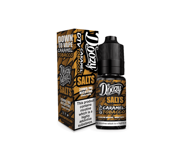 Caramel Tobacco E-Liquid Nicotine Salt By Doozy Vape 10ml - Vapestore Direct