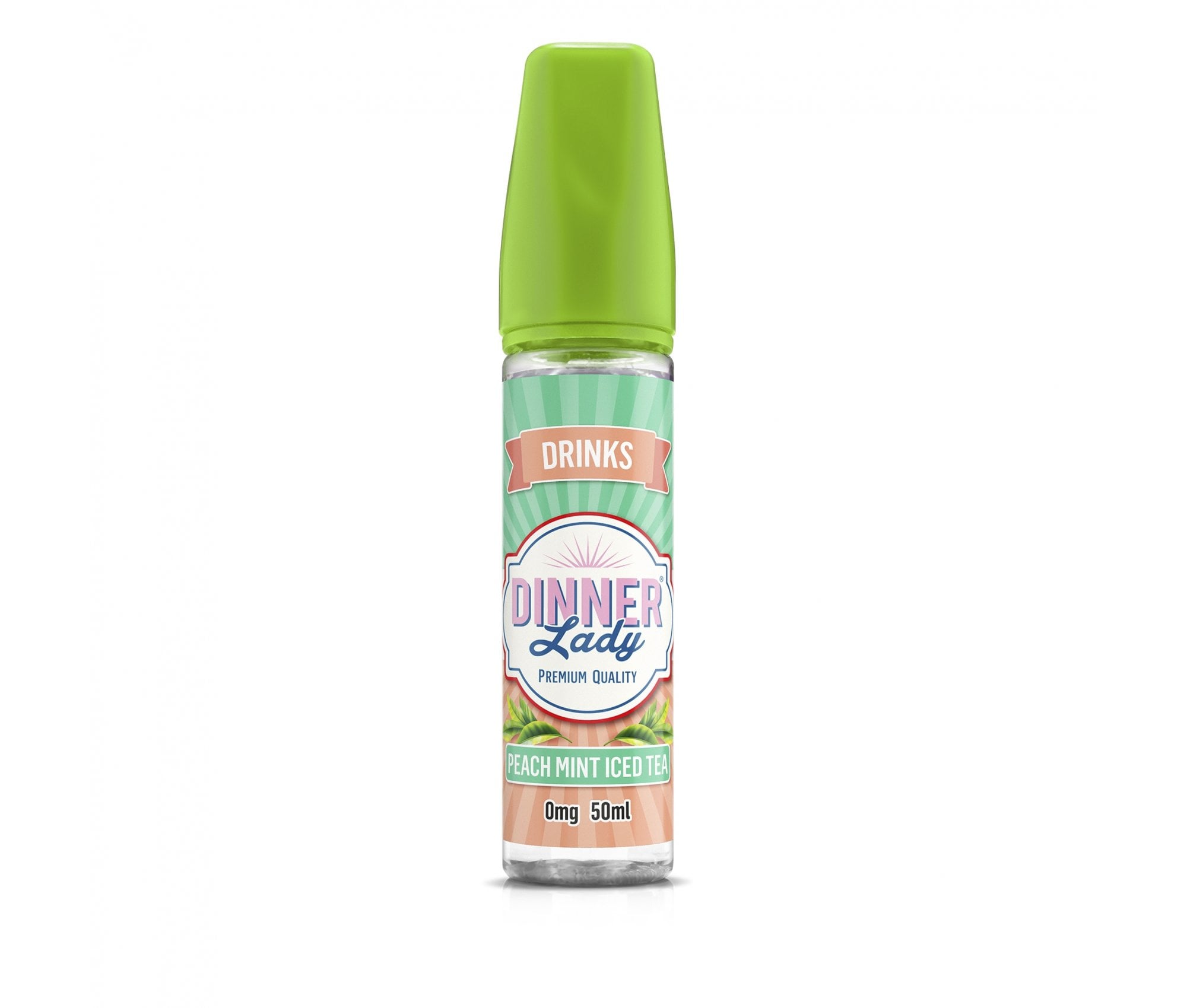Peach Mint Iced Tea E-Liquid Shortfill By Dinner Lady Drinks 50ml - Vapestore Direct