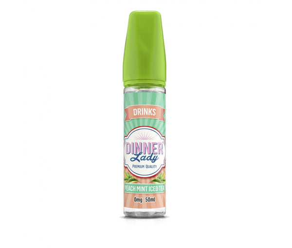 Peach Mint Iced Tea E-Liquid Shortfill By Dinner Lady Drinks 50ml - Vapestore Direct