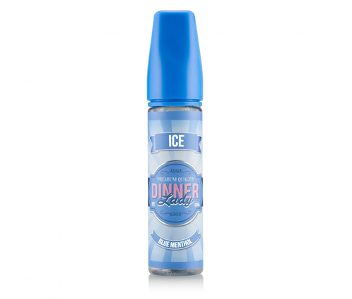 Blue Menthol E-Liquid Shortfill By Dinner Lady Ice 50ml - Vapestore Direct