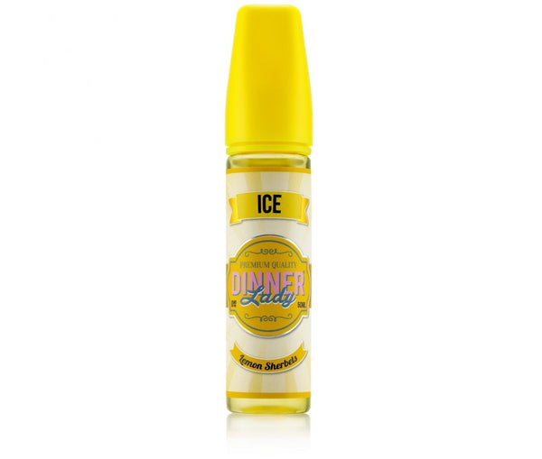 Lemon Sherbets E-Liquid Shortfill By Dinner Lady Ice 50ml - Vapestore Direct