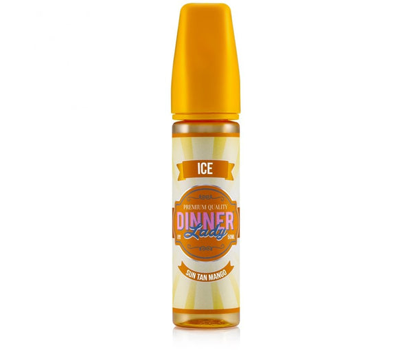 Sun Tan Mango E-Liquid Shortfill By Dinner Lady Ice 50ml - Vapestore Direct