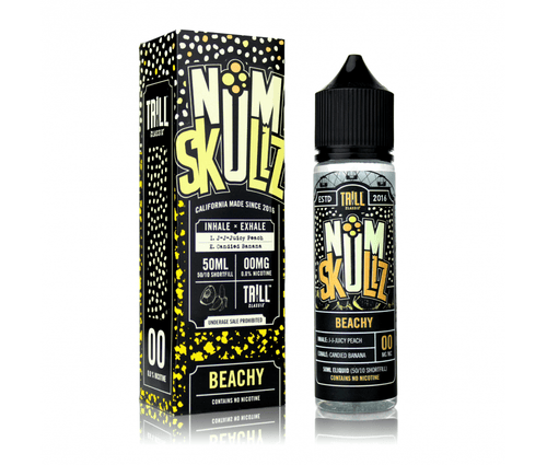 Beachy E-Liquid Shortfill By Num Skullz 50ml - Vapestore Direct