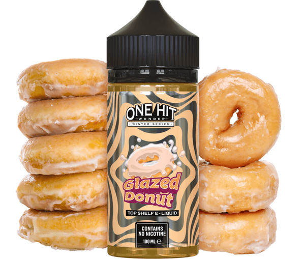 Glazed Donut E-Liquid Shortfill By One Hit Wonder 100ml - Vapestore Direct