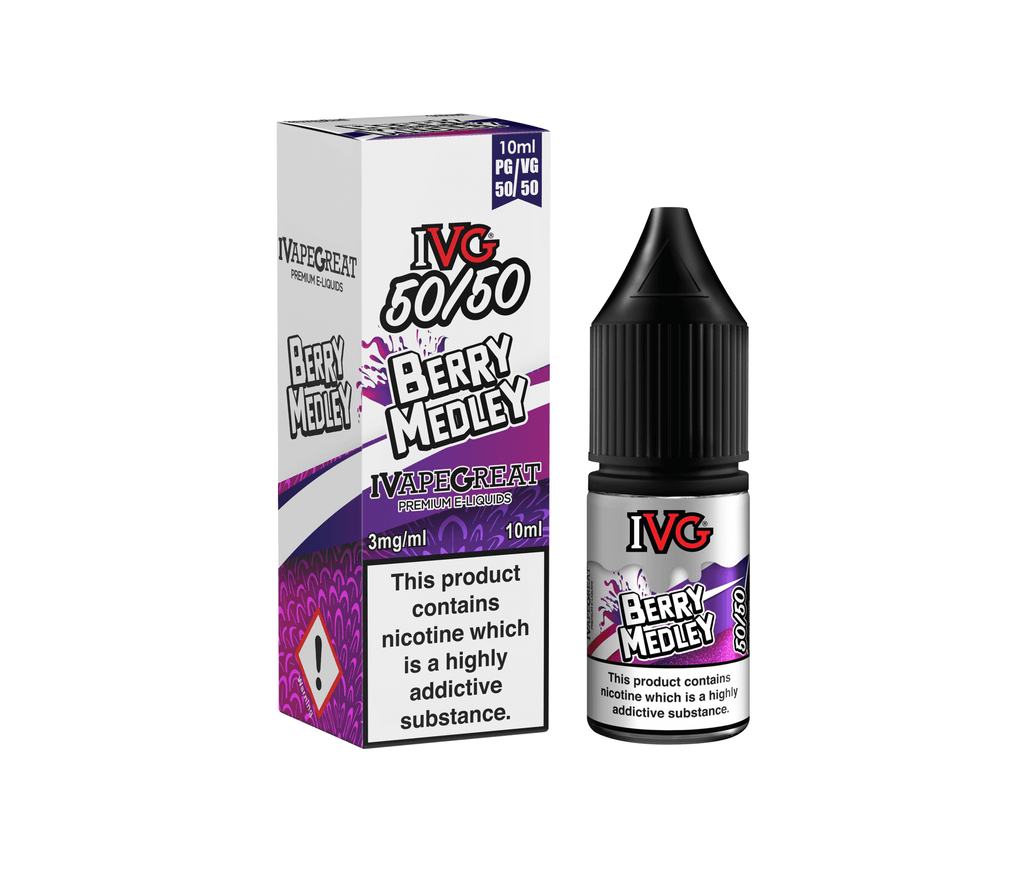 Berry Medley 50/50 E-Liquid By IVG 10ml - Vapestore Direct