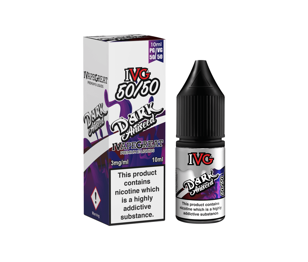 Dark Aniseed 50/50 E-Liquid By IVG 10ml - Vapestore Direct