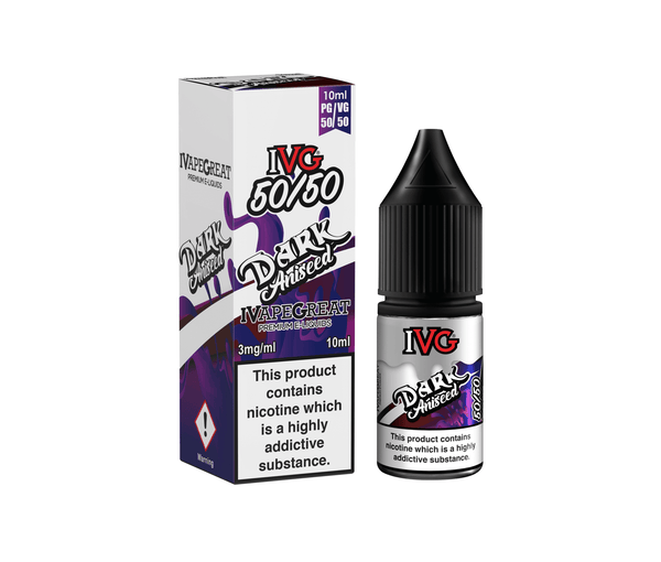 Dark Aniseed 50/50 E-Liquid By IVG 10ml - Vapestore Direct