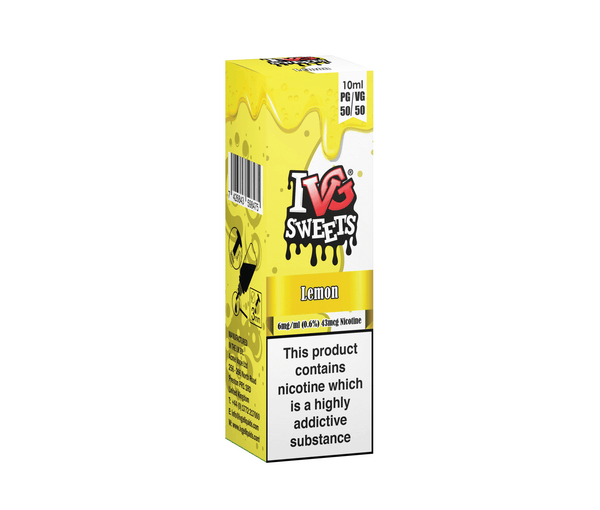 Lemon 50/50 E-Liquid By IVG 10ml - Vapestore Direct
