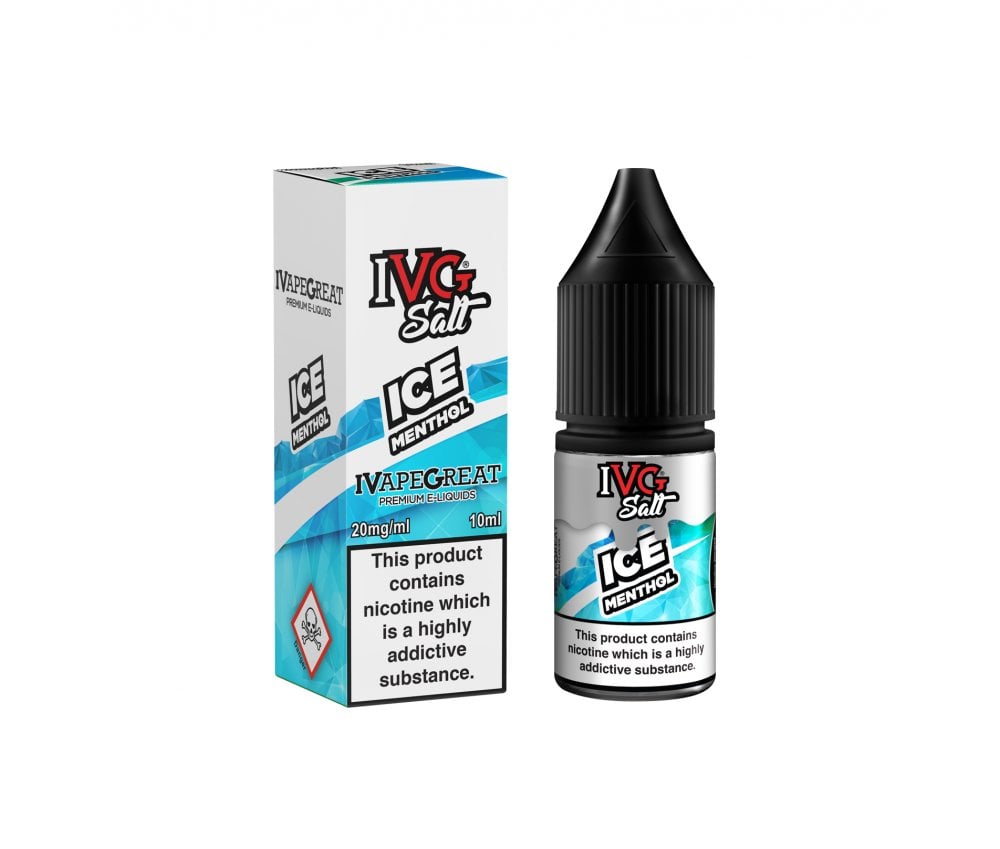 Ice Menthol E-Liquid Nicotine Salt By IVG 10ml - Vapestore Direct