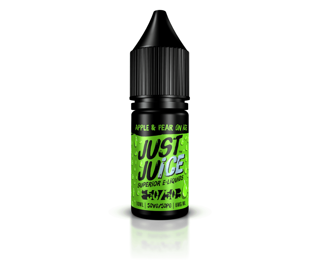 Apple & Pear On Ice 50/50 E-Liquid By Just Juice 10ml - Vapestore Direct