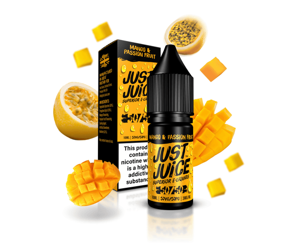 Mango & Passionfruit 50/50 E-Liquid By Just Juice 10ml - Vapestore Direct