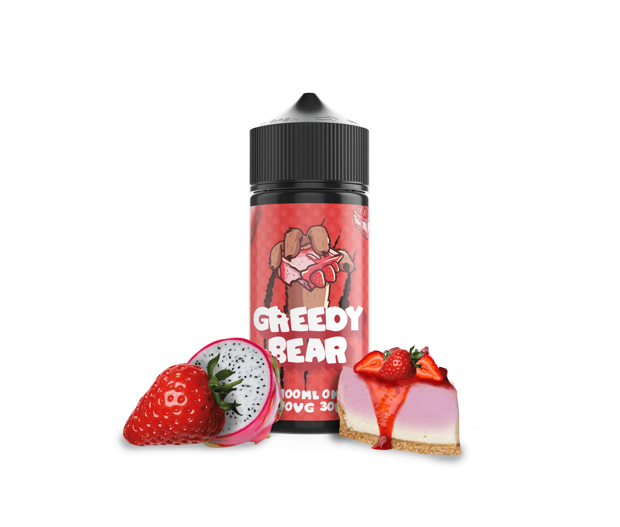 Chubby Cheesecake E-Liquid Shortfill By Greedy Bear 100ml - Vapestore Direct