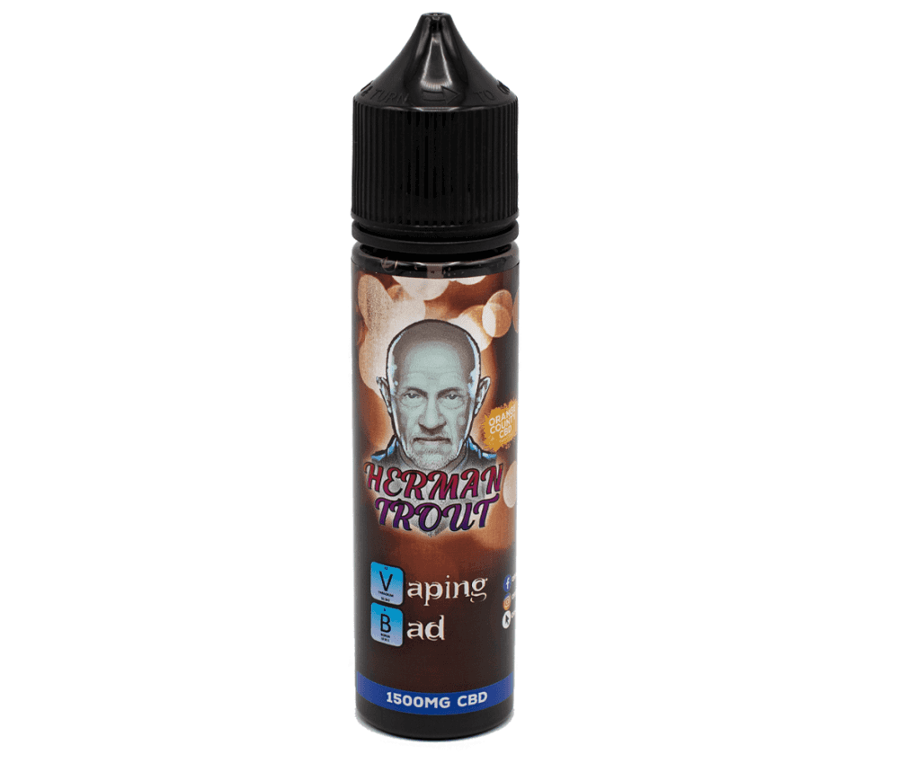 Herman Trout Vaping Bad CBD E-Liquid By Orange County 50ml - Vapestore Direct
