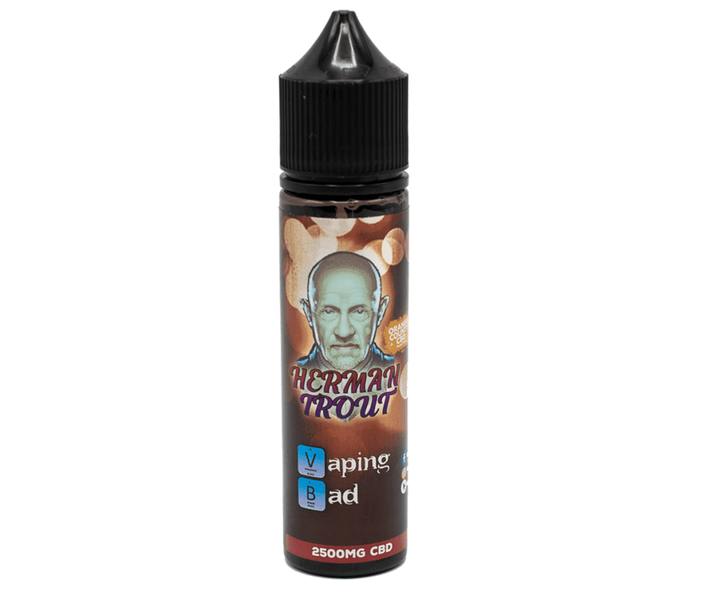 Herman Trout Vaping Bad CBD E-Liquid By Orange County 50ml - Vapestore Direct
