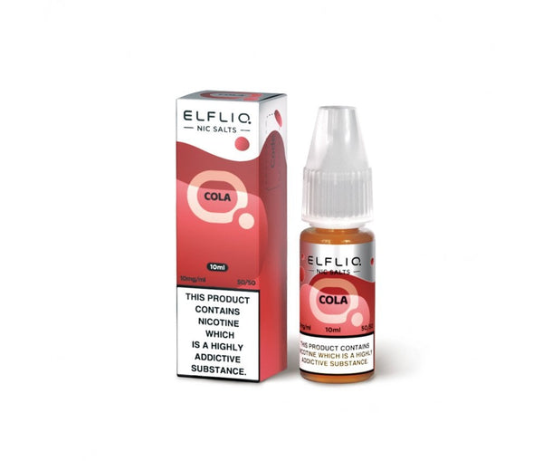 Cola ELFLIQ E-Liquid Nicotine Salt By Elfbar 10ml - Vapestore Direct