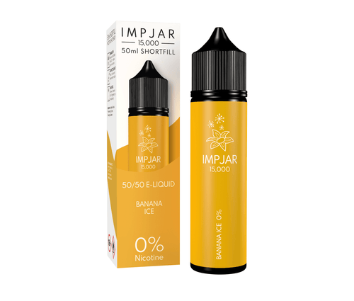 Banana Ice E-Liquid 15000 Shortfill By Impjar 50ml - Vapestore Direct