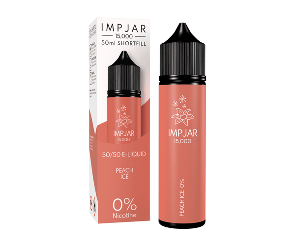 Peach Ice E-Liquid 15000 Shortfill By Impjar 50ml - Vapestore Direct