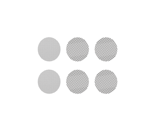 Storz & Bickel - SMALL Screen Set for Mighty / Crafty / Crafty + PLUS - Pack of 6 - VPSPARE-32 - Vapestore Direct