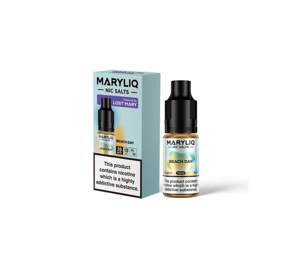 Beach Day Maryliq E-Liquid Nicotine Salt By Elfbar 10ml - Vapestore Direct