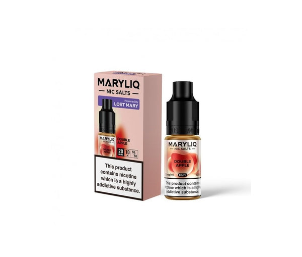 Double Apple Maryliq E-Liquid Nicotine Salt By Elfbar 10ml - Vapestore Direct
