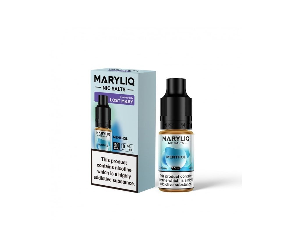 Menthol Maryliq E-Liquid Nicotine Salt By Elfbar 10ml - Vapestore Direct