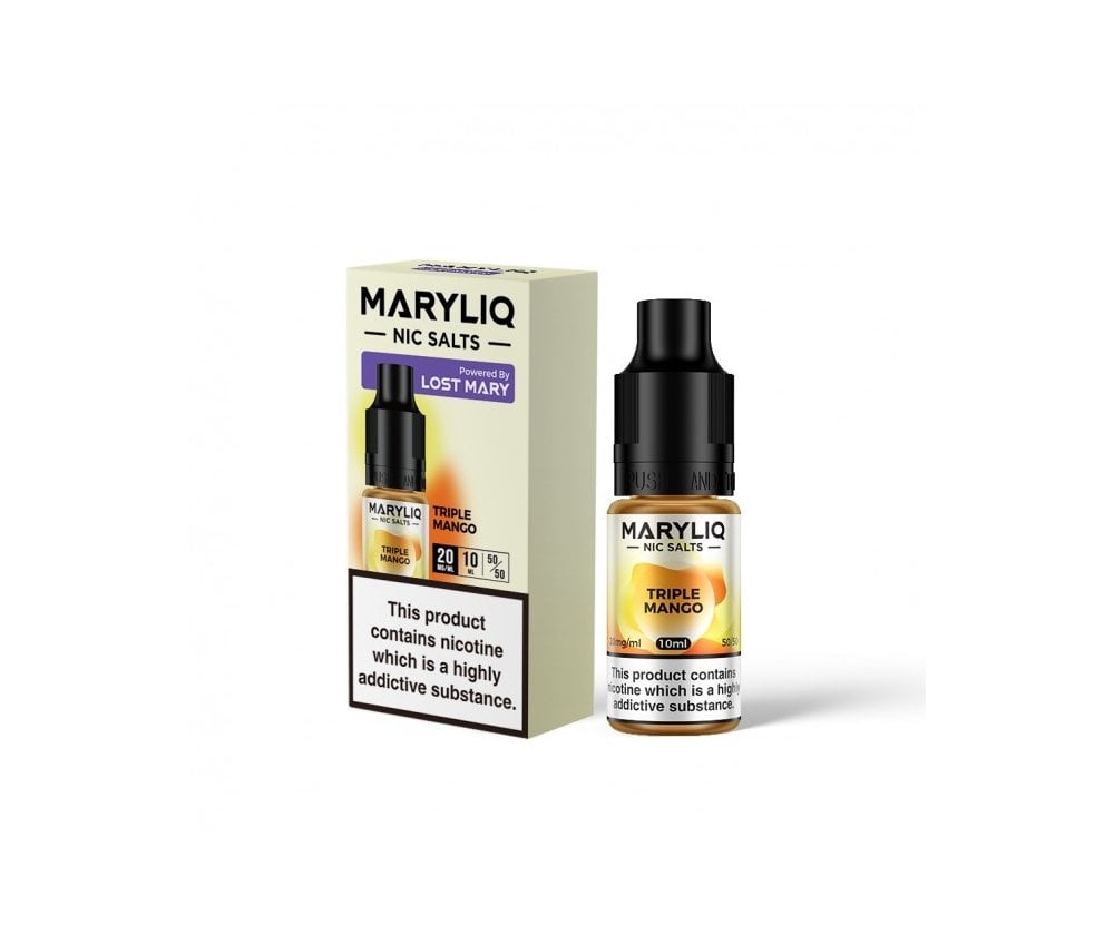 Triple Mango Maryliq E-Liquid Nicotine Salt By Elfbar 10ml - Vapestore Direct