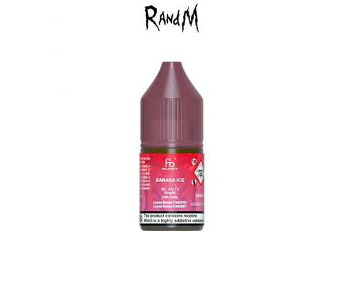 Banana Ice 7000 E-Liquid Nicotine Salt by R & M Tornado 10ml - Vapestore Direct