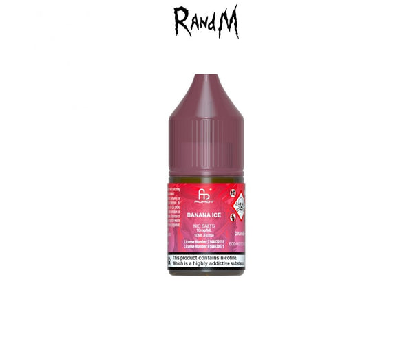 Banana Ice 7000 E-Liquid Nicotine Salt by R & M Tornado 10ml - Vapestore Direct