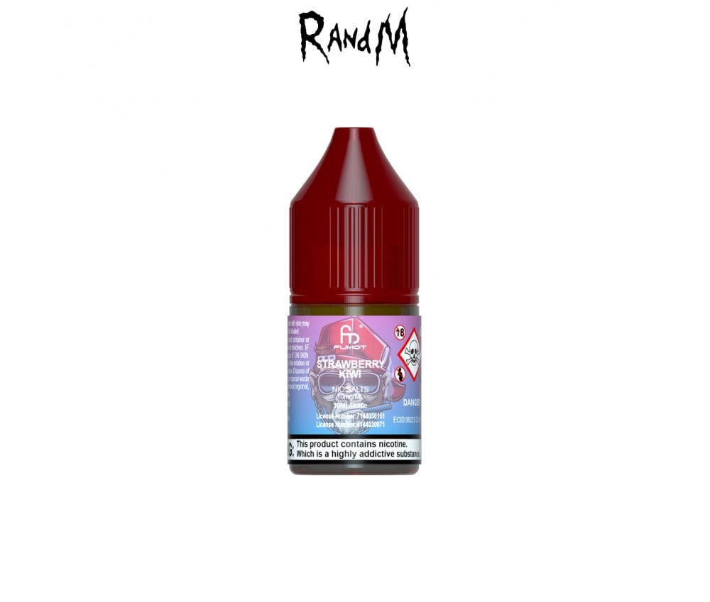 Strawberry Kiwi 7000 E-Liquid Nicotine Salt by R & M Tornado 10ml - Vapestore Direct