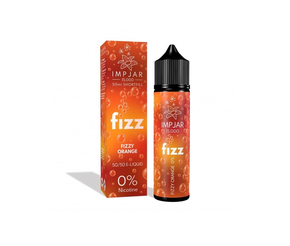 Fizzy Orange E-Liquid FIZZ 15000 Shortfill By Impjar 50ml - Vapestore Direct
