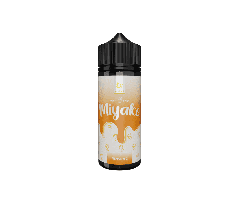 Apricot Yoghurt Miyako E-Liquid Shortfill By Wick Liquor 100ml - Vapestore Direct