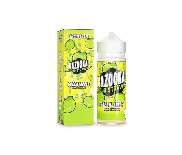 Green Apple E-Liquid Shortfill By Bazooka 100ml - Vapestore Direct