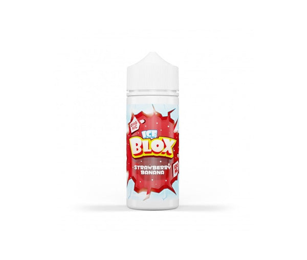 Strawberry Banana E-Liquid Shortfill By Ice Blox 100ml - Vapestore Direct