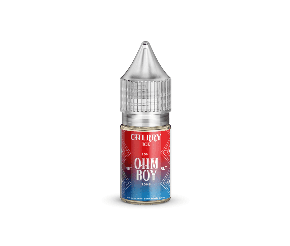 Cherry Ice E-Liquid Nicotine Salt By Ohm Boy 10ml - Vapestore Direct