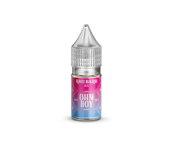 Rhubarb Ice E-Liquid Nicotine Salt By Ohm Boy 10ml - Vapestore Direct