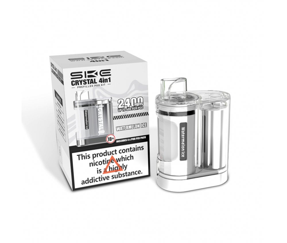 SKE Crystal 4 in 1 Closed Pod Kit - Vapestore Direct