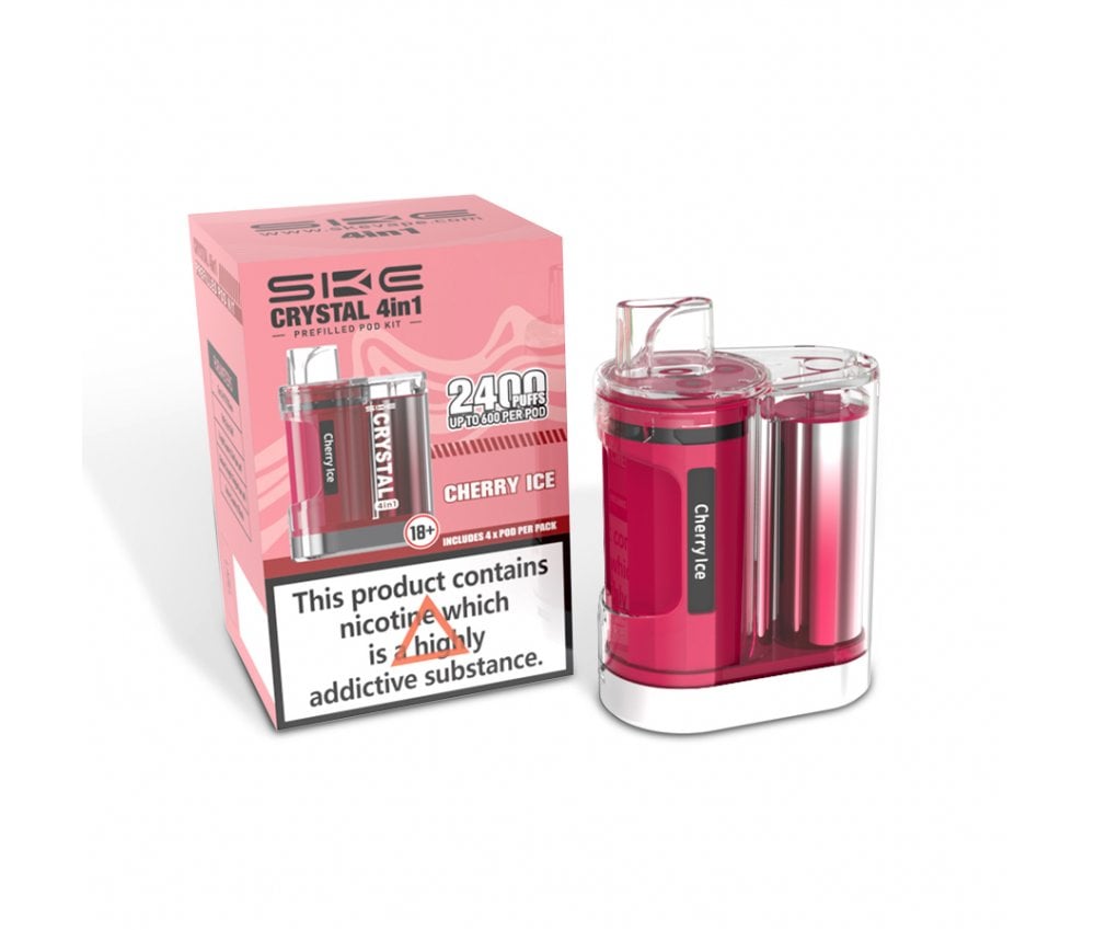 SKE Crystal 4 in 1 Closed Pod Kit - Vapestore Direct