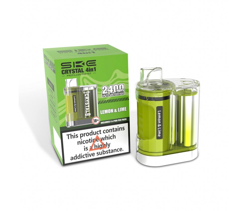 SKE Crystal 4 in 1 Closed Pod Kit - Vapestore Direct