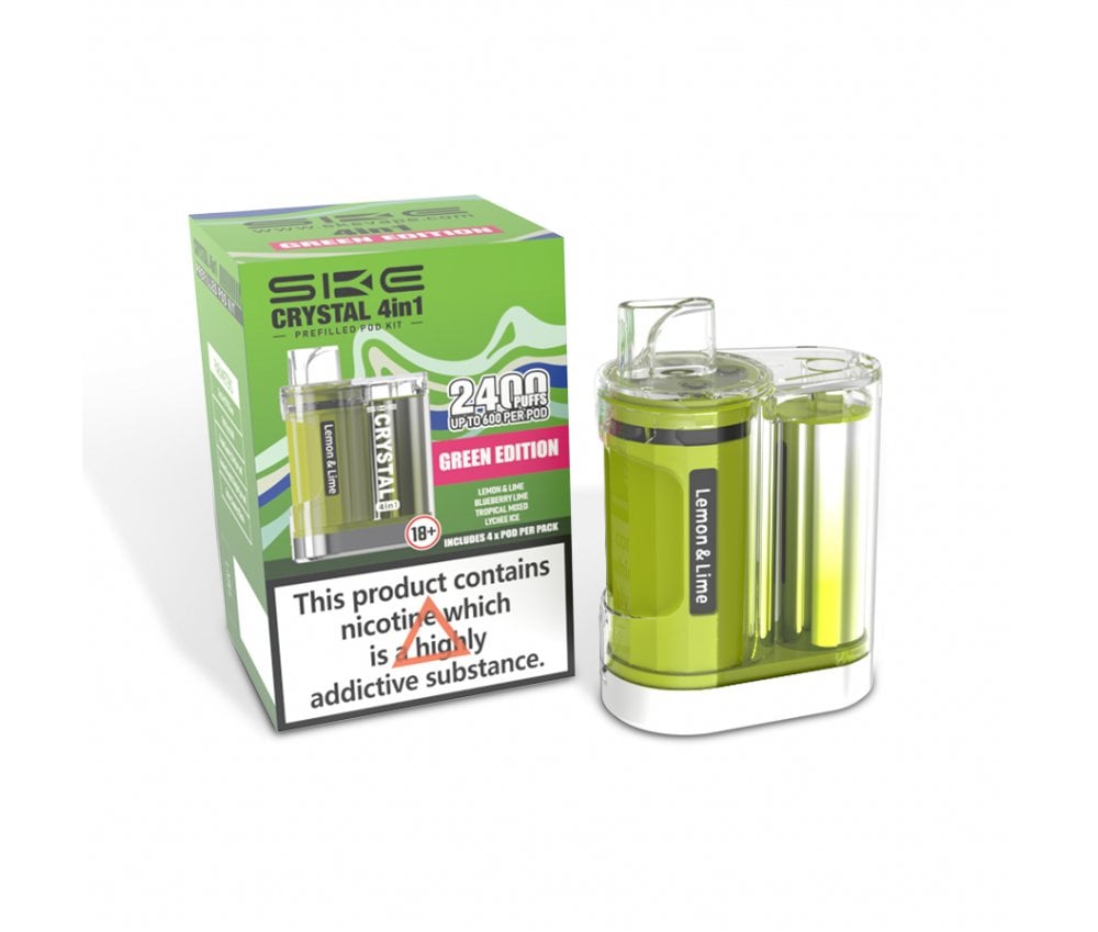 SKE Crystal 4 in 1 Closed Pod Kit - Vapestore Direct