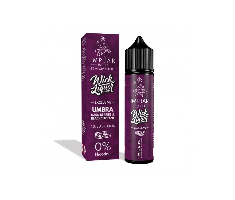 Umbra E-Liquid 15000 Shortfill By Impjar X Wick Liquor 50ml - Vapestore Direct