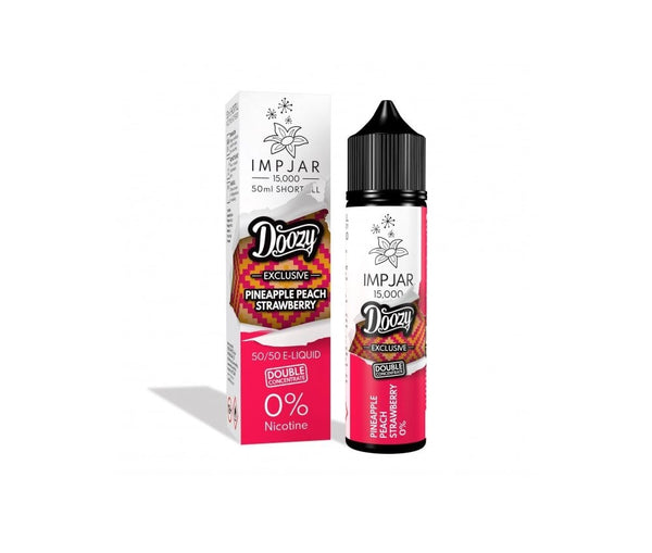 Pineapple Peach Strawberry E-Liquid 15000 Shortfill By Impjar X Doozy Vape 50ml - Vapestore Direct