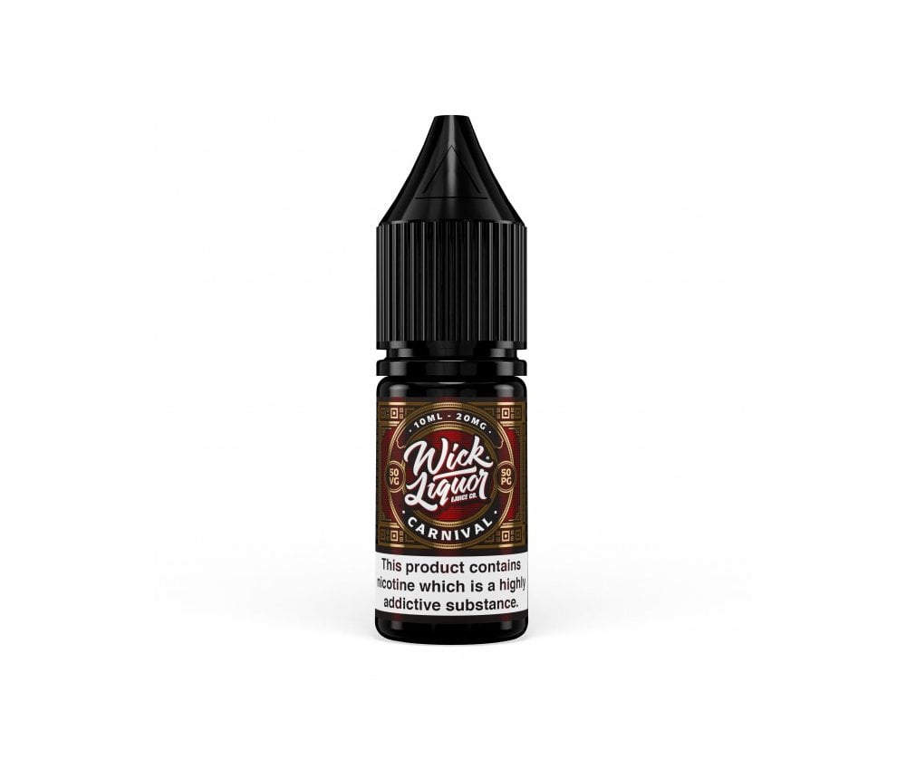 Carnival E-Liquid Nicotine Salt By Wick Liquor 10ml - Vapestore Direct