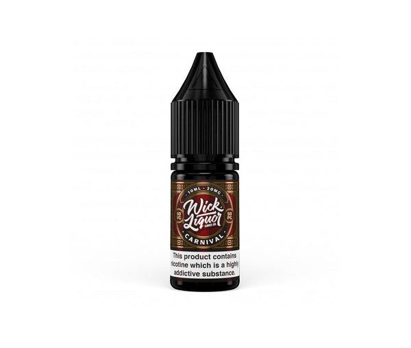 Carnival E-Liquid Nicotine Salt By Wick Liquor 10ml - Vapestore Direct