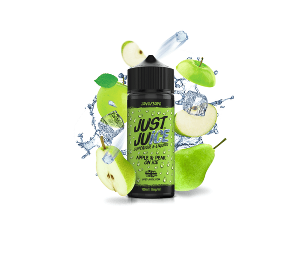 Apple & Pear On Ice E-Liquid Shortfill By Just Juice 100ml - Vapestore Direct