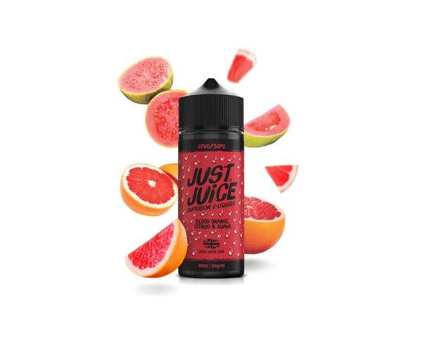 Blood Orange Citrus & Guava E-Liquid Shortfill By Just Juice 100ml - Vapestore Direct