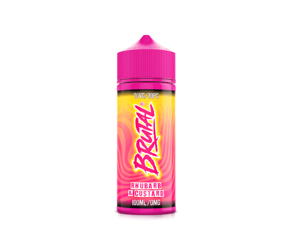 Rhubarb & Custard BRUTAL Range E-Liquid Shortfill By Just Juice 100ml - Vapestore Direct
