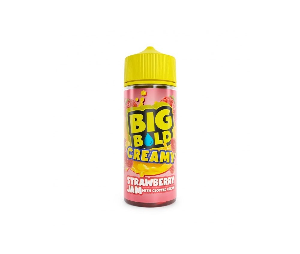Strawberry Jam With Clotted Cream CREAMY E-Liquid Shortfill By Big Bold 100ml - Vapestore Direct