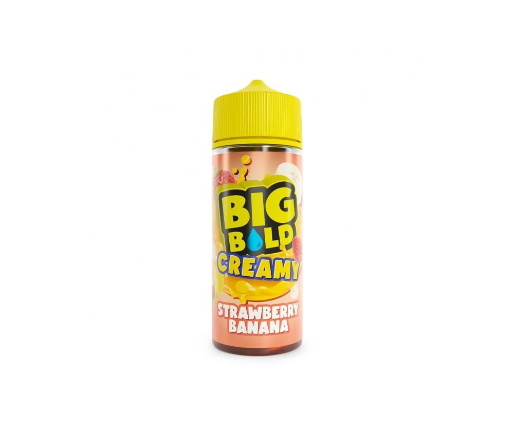 Strawberry Banana CREAMY E-Liquid Shortfill By Big Bold 100ml - Vapestore Direct